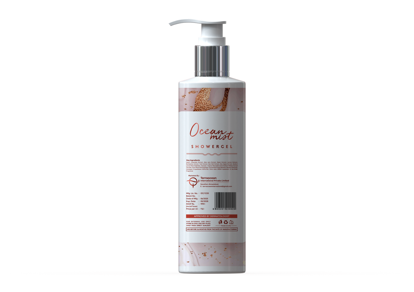 Terra Ocean Mist Shower Gel