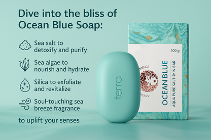 Terra Ocean Blue – Purifying Salt Bar