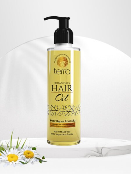 Terra Hair Oil | 200 ml | Non Greasy and Vegan