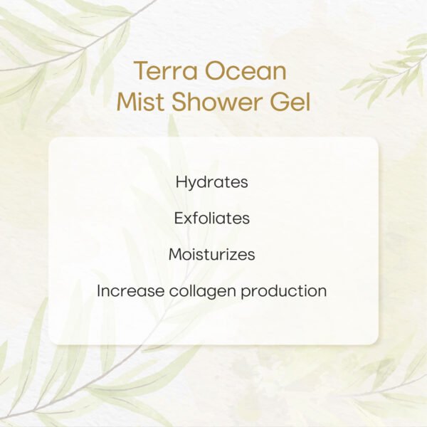 Buy Terra Ocean Mist Shower Gel, Get Terra Ocean Blue - Purifying Salt Bar Free - Image 5